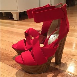 Red Statement Platform Heel 👠